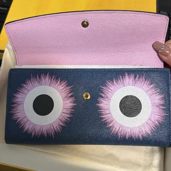 Authentic Fendi Long Wallet Monster Limited Edition - Picture 2 of 10